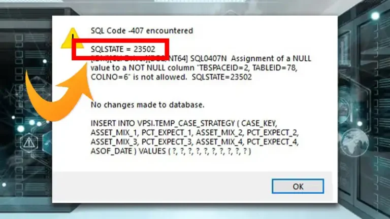 DB2 SQL Error SQLCODE 407 SQLSTATE 23502 | Explained