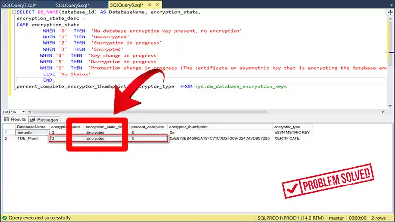 How to Check Database Encryption in SQL Server