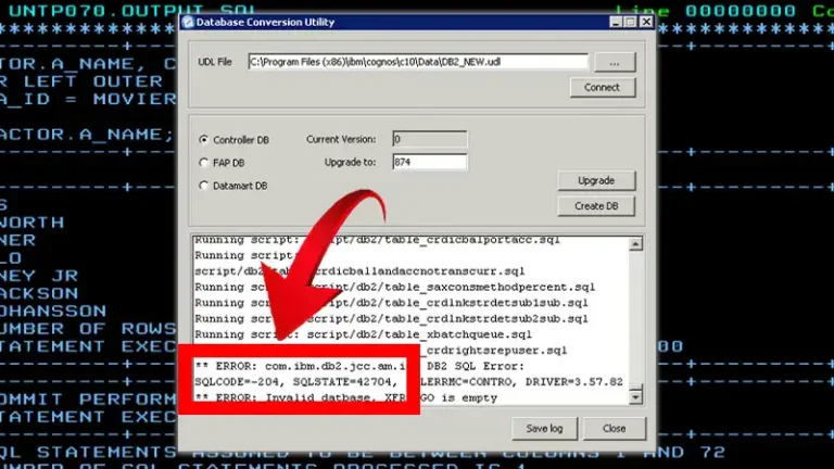 DB2 SQL Error SQLCODE=-204 SQLSTATE=42704 (How to Fix)