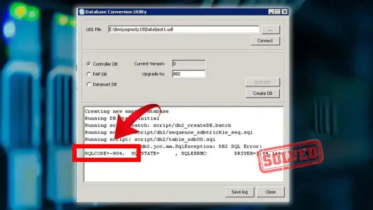 DB2 SQL Error SQLCODE=-904 (How to Fix)