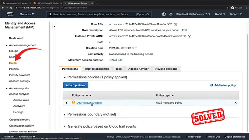How to Add IAM Role to EC2 Instance