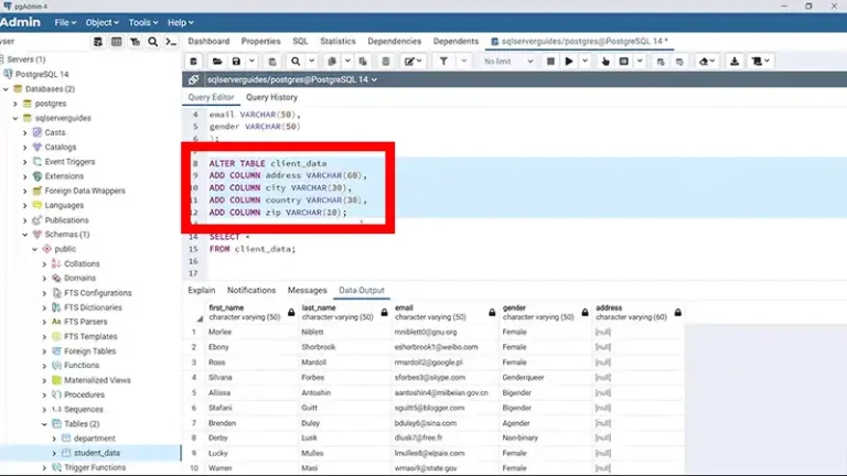 How to Add Columns to a Table in Postgresql | Comprehensive Guide