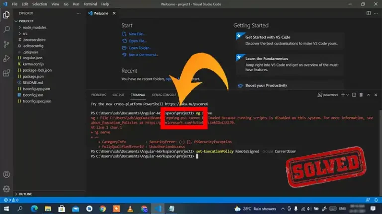 PS1 Cannot Be Loaded Because Running Scripts Is Disabled | Reasons and Solutions
