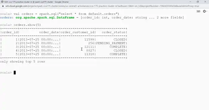 Querying Hive Tables