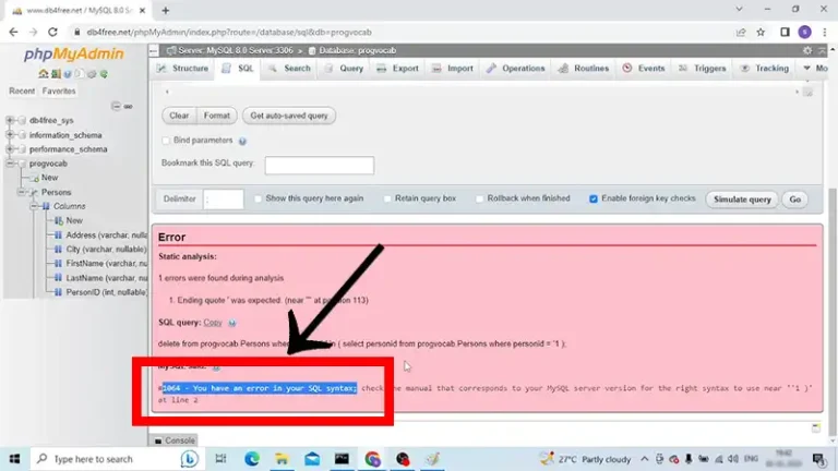 You Have An Error In Your SQL Syntax | Guide To Troubleshooting