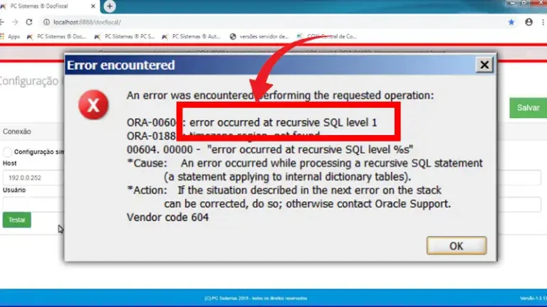 Error Occurred at Recursive SQL Level 1 | Explained