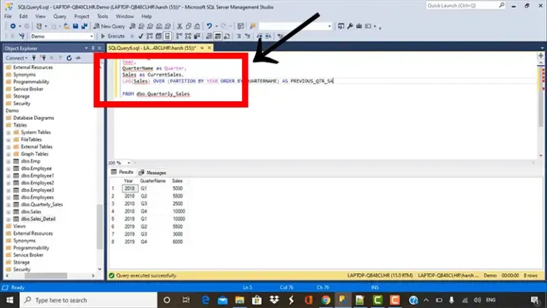 How to Get Quarterly Data in SQL Server