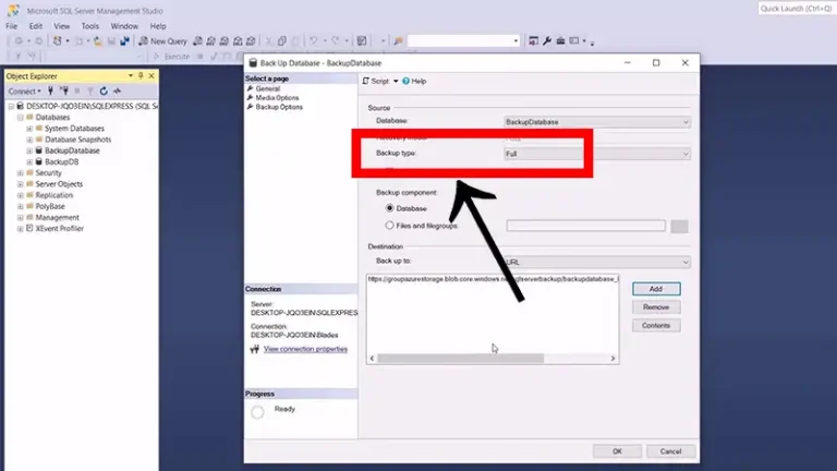 How to Take SQL SERVER Backup to Azure Blob Storage | Steps Guideline