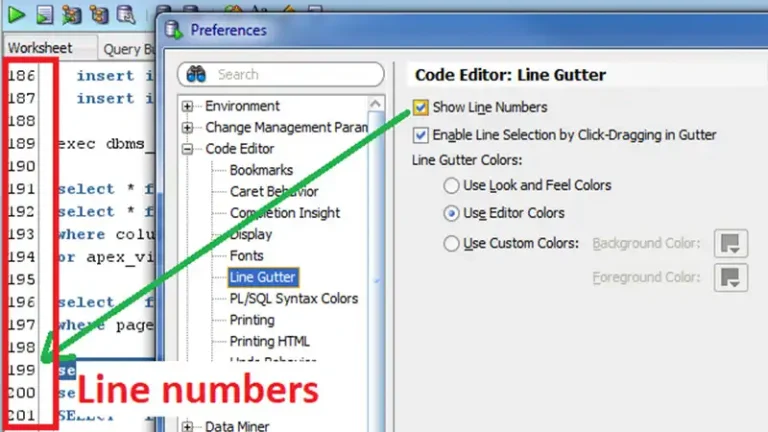 Line Number In Oracle SQL Developer | Is It Helpful? 