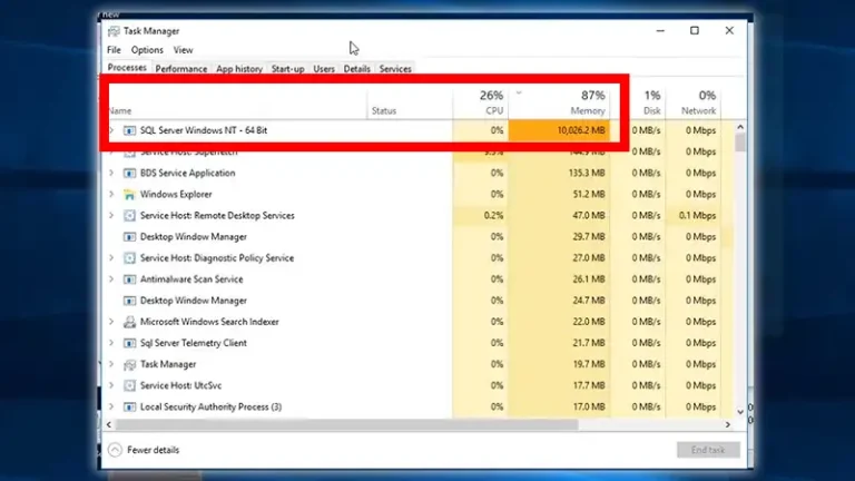 SQL Server Windows NT High Memory Usage | A Practical Guide