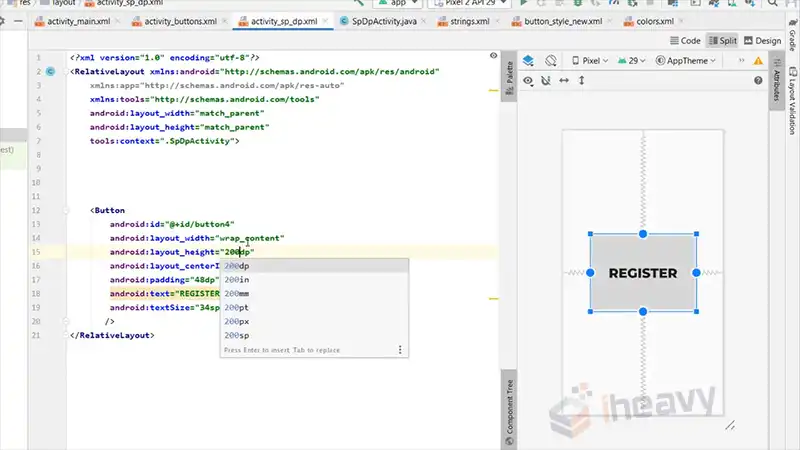 Difference Between px, dip, dp, and sp in Android Development