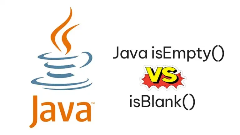 Java isEmpty() vs isBlank()