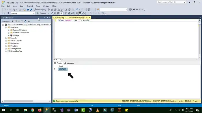 How to Format Numbers as Currency in SQL Server - iheavy