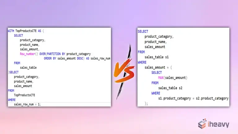 CTE vs Subquery | Understanding the Differences and Use Cases