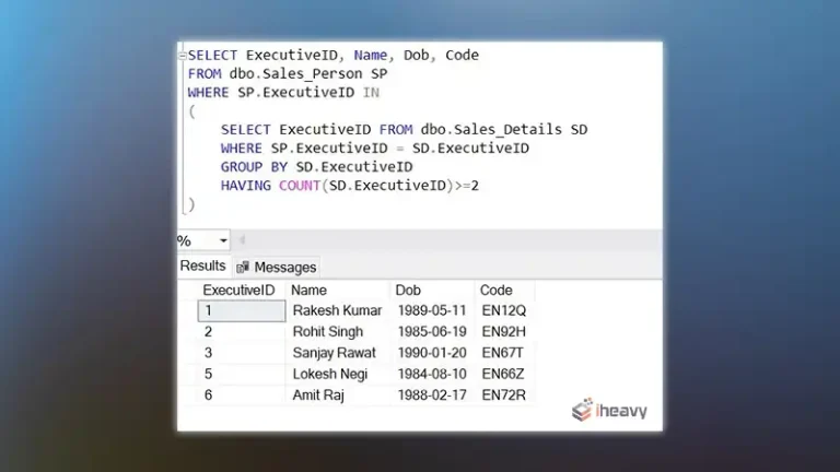 Correlated Column Is Not Allowed in Predicate | Solved