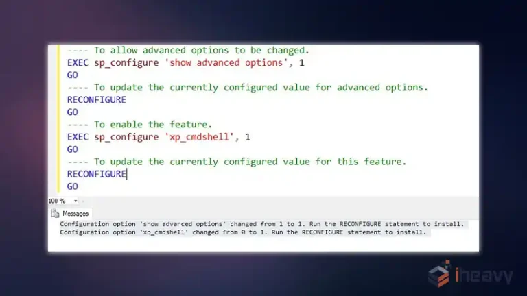 How to Check if xp_cmdshell is Enabled in SQL Server | Explained