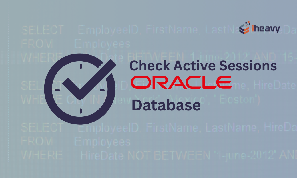 Check Active Sessions in Oracle Database