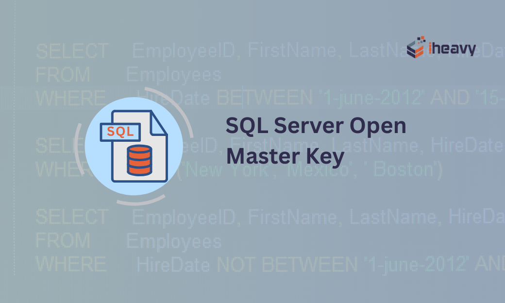 SQL Server Open Master Key