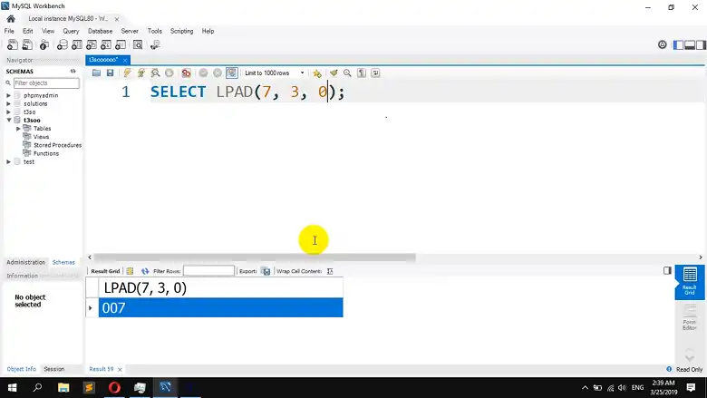 Method 1: Using the LPAD Function