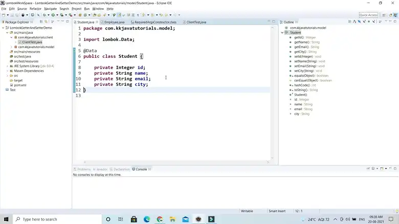 @Data: Lombok's Annotation for Simplified Code