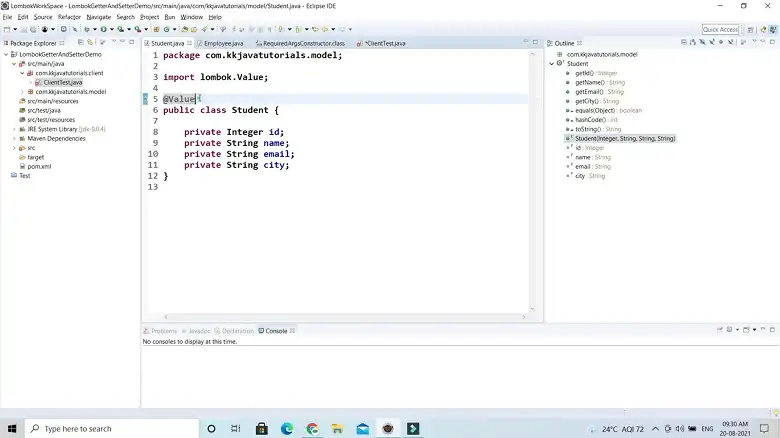 @Data: Lombok's Annotation for Simplified Code