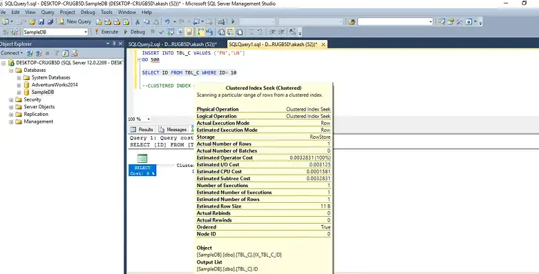When Does an Index Seek Occur?