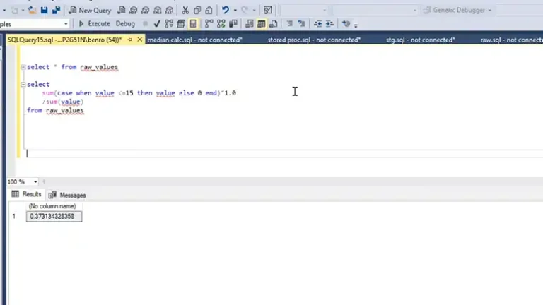 Divide by Zero Error Encountered in SQL