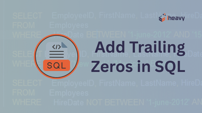 How Do You Add Trailing Zeros in SQL