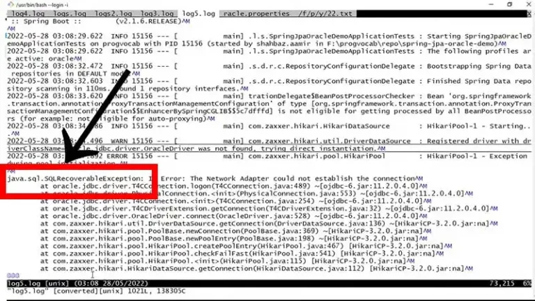 Java.Sql_.Sqlrecoverableexception