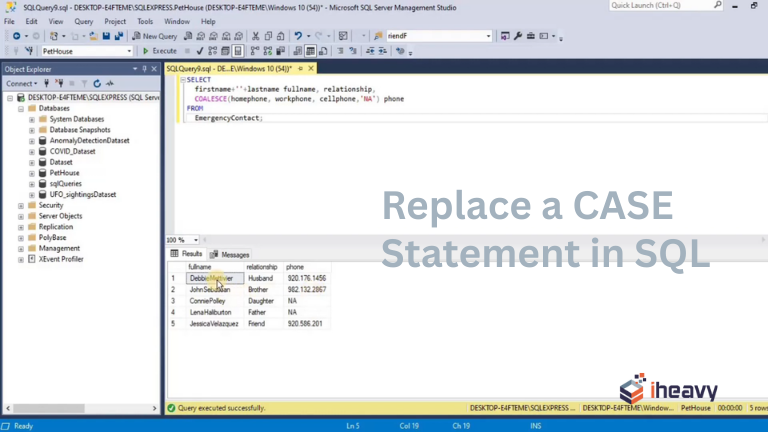 Replace a CASE Statement in SQL