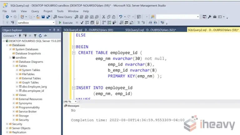 SQL Server Check If Table Exists