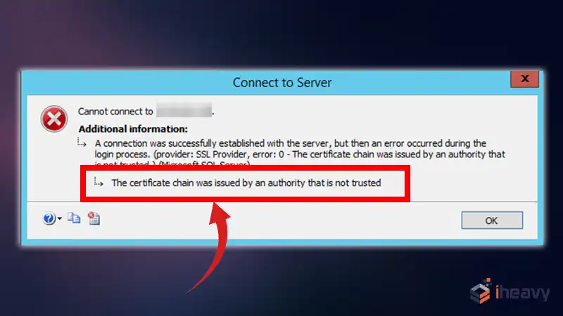 The Certificate Chain Was Issued by an Authority That Is Not Trusted